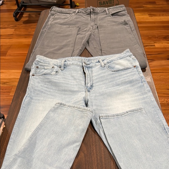 American Eagle Dual Jeans Set: Slim Fit, AirFlex 36x30 Mens Jeans. - Picture 1 of 16